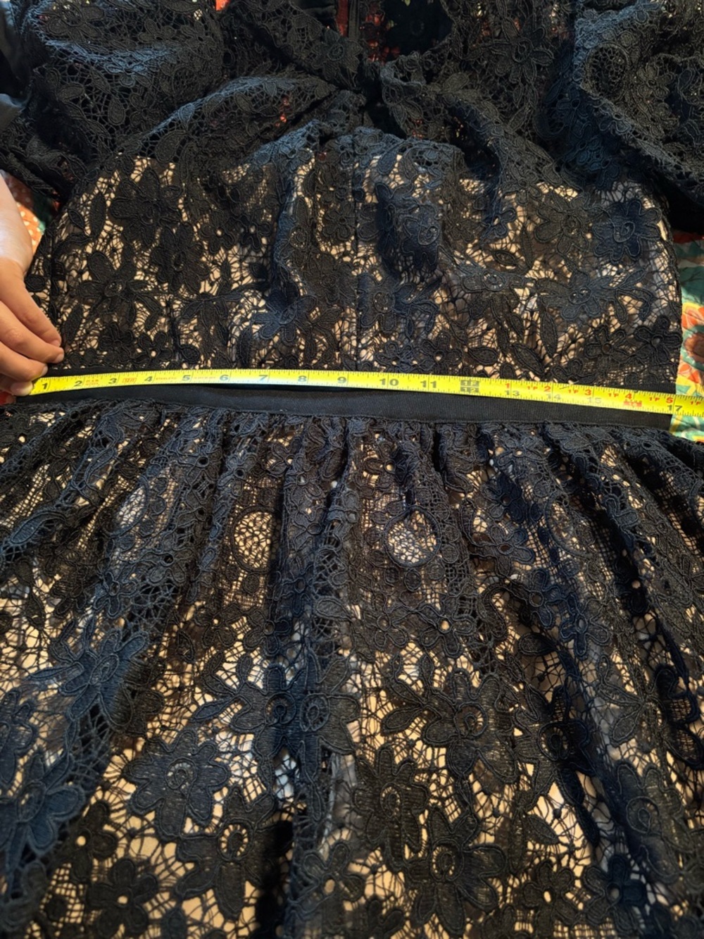 Self-Portrait Elegant Black Lace Maxi Dress Runs Small - Picture 11 of 11